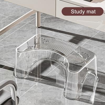 Podnožka Protišmykový Dizajn Rozšírená Základňa Kúpeľňová Bezpečnostná Stolička Pomôcka pre Polohu v Podrepe na Toaletu