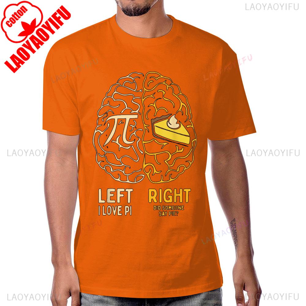 I Love Pie Funny Pi Day Math Lover Graphic Printed TShirt Humor Joke Casual Fashion Streetwear Cotton Man Tshirt Harajuku Tees