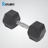 Qijun Hexagonal PU Anti-Roll Dumbbell