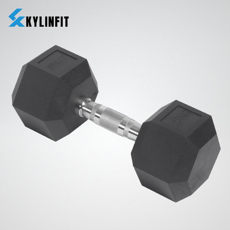 Qijun Hexagonal PU Anti-Roll Dumbbell