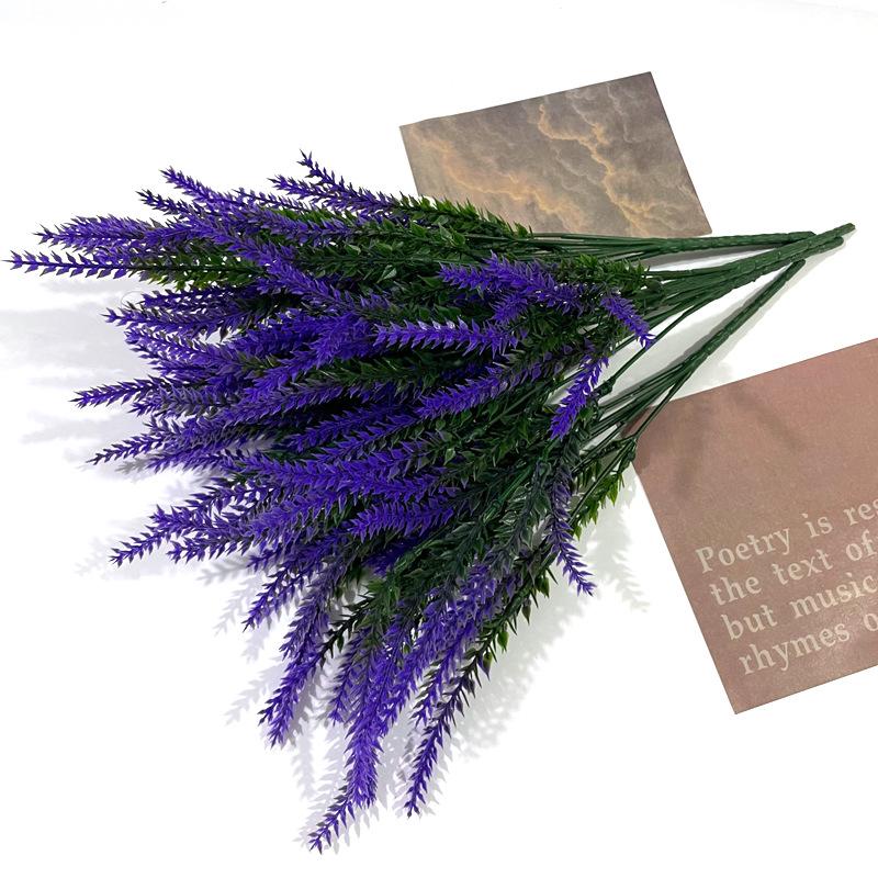 Kunststoff Künstliche Blume Lavendel Gefälschte Blume Topf Dekoration Nachahmung Wasser Pflanze Hochzeit Dekoration Requisiten