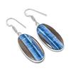 Natural Owhyee Opal Gemstone 925 Sterling Silver Jewelry Earring 1.89" AEE-10809