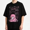 Hot Sale Anime Bocchi The Rock Graphic T-shirt Y2K Unisex Trendy Harajuku T-shirt Printed Short Sleeve Casual Outdoor Cotton Tee
