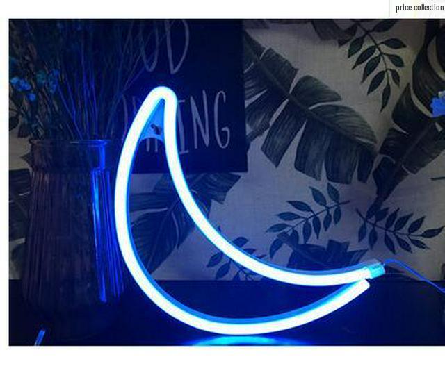 Manufacturer's New LED Neon Light: Lightning Cloud, Planet, Heart, Rainbow – Perfect for Christmas Night Décor.