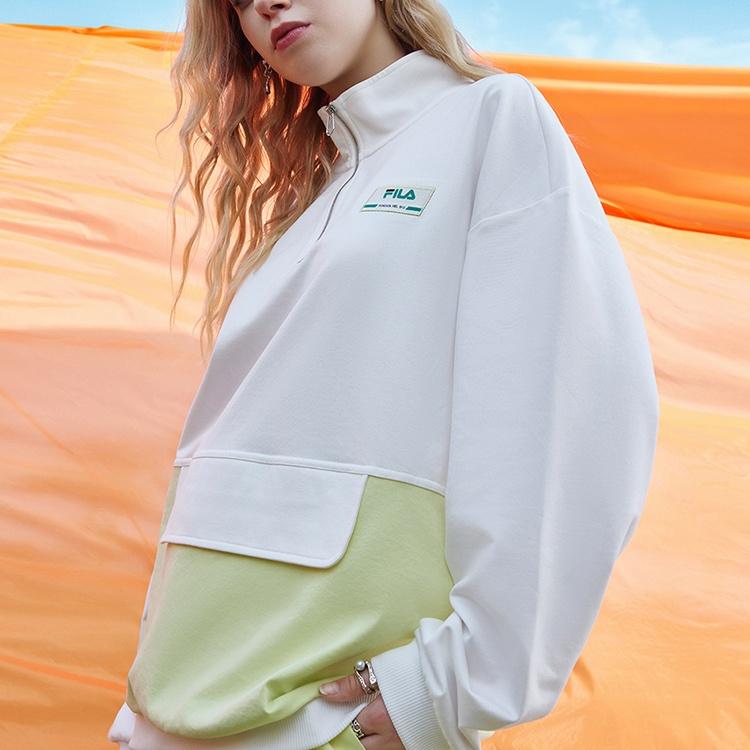 Fila Sweatshirt Women's Flowing Year White F11W219215F-WT