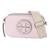 Miller Double Zipper Leather Camera Bag Women Shoulder Bag Cotton-Candy 159118-651