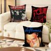 Cushion Cover Silky Short Plush Home Sofa Cushion Cover - Invisible Zipper Home Decoration Cool D-Deftones Band