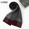 Cashmere Men's Scarf Knitted Cashmere Men's Scarf Business Fashion Scarf Cashmere Warm Scarf Men's