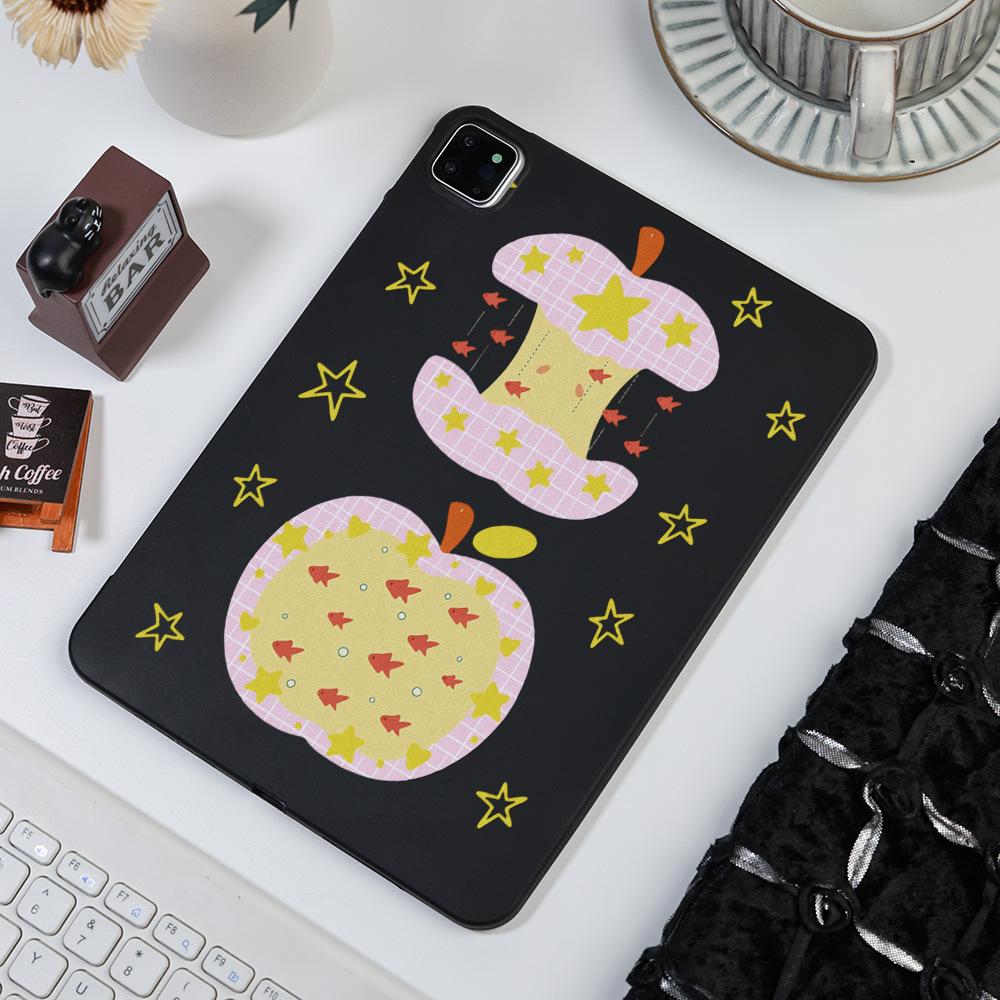 Apple Star Xiaoyu подходит для Apple iPad 11-дюймовый защитный чехол Xiaomi Pad6 мягкий чехол Samsung TabS7 ниша Apple iPad mini (2021)&mini (2024) чёрный