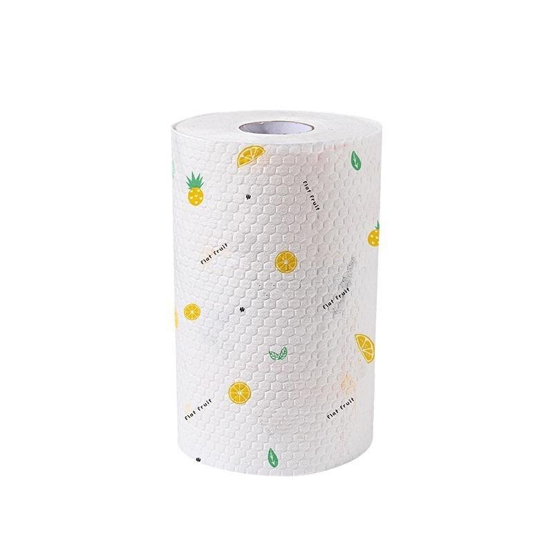 165PCS Disposable Kitchen Paper Towels, Washable, Dry and Wet Dual-use, Oil Resistant, Household Cleaning Oil-free Cloth, Kitchen Paper Towels