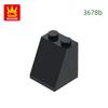 53Pcs/lot 3678 Roof Tile 2X2X2 Dots 65degree Block Moc Hue Accessories Compatible featuring Brick DIY Children's Plaything Assembly