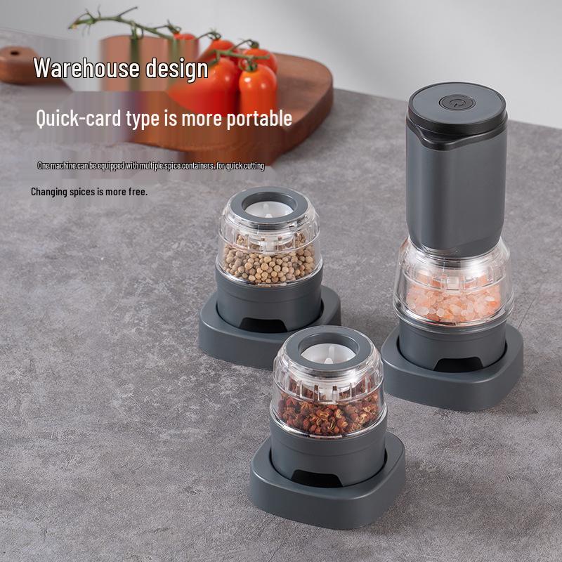 Smart Multifunctional Electric Grinder for Salt, Coffee, and Pepper
