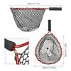 Soft Silicone Fish Net Aluminium Alloy Pole Fishing Tools Small Mesh Foldable Landing Net Pole Casting Network Trap Fishing Net