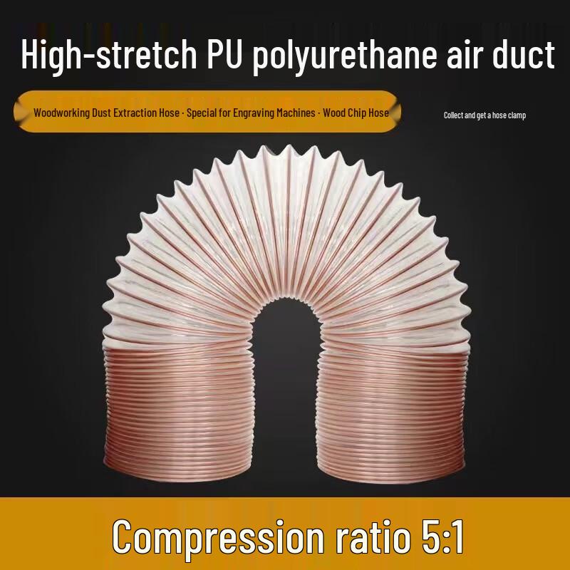 Industrial PU Flexible Dust Collection Hose Standard