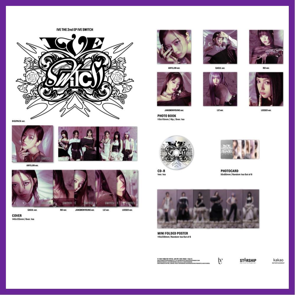 [Hvězdná loď POB] (DIGIPACK) IVE 2. EP IVE SWITCH