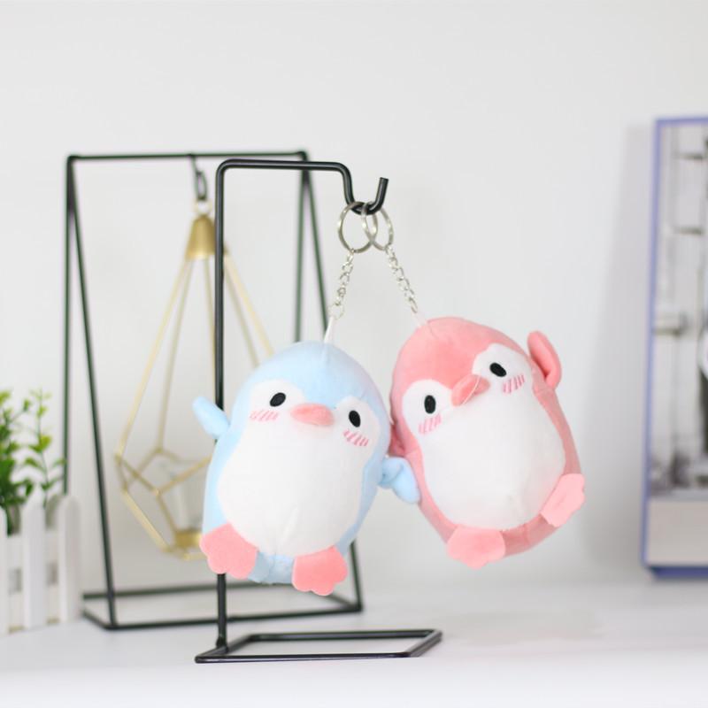 Penguin Plush Keychain With Soft Fabric Animal Toy For Gift And Decoration