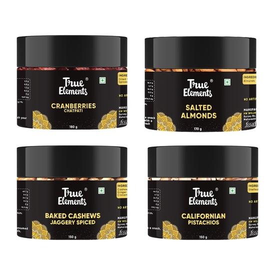 True Elements Gift Hamper for Corporates 635g - Premium Dry Fruits