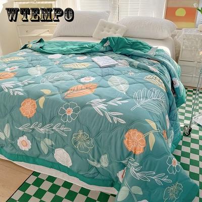Couverture d'été douce en polyester, couette fine, couettes, couvertures de bureau, de voyage, pour enfants, couverture de lit, 200 x 230 cm, décoration d'intérieur