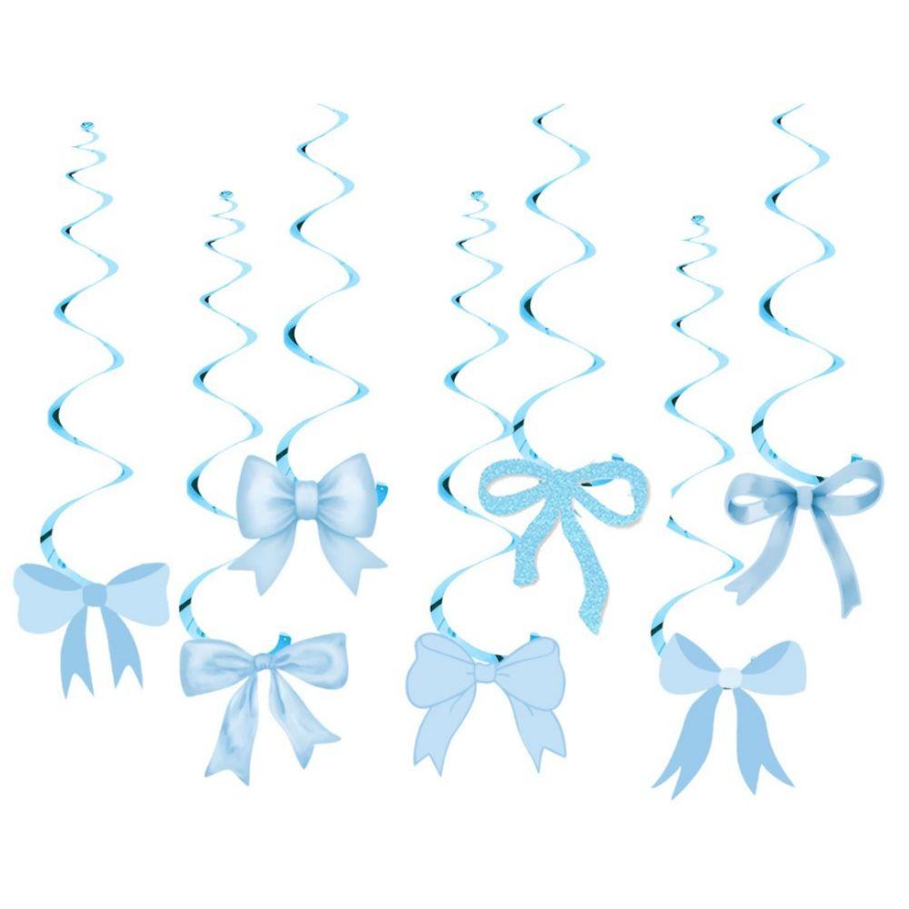 Bow Theme Happy Birthday Banner Paper Backdrop Decor New Hanging Garland  Party Supplies