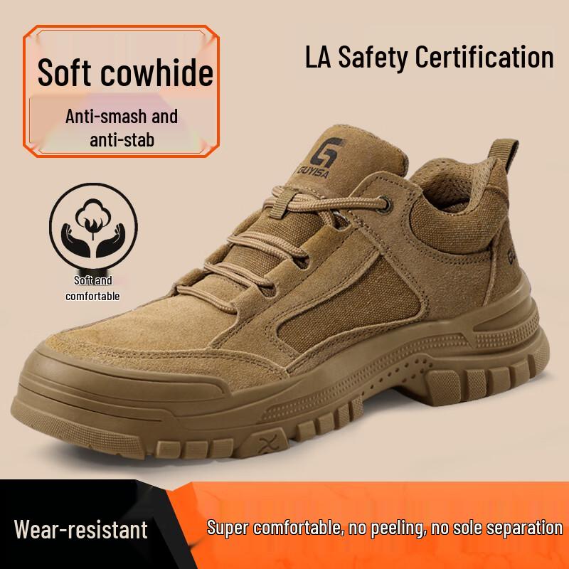 JUNBU Men s Steel Toe Safety Work Shoes 45