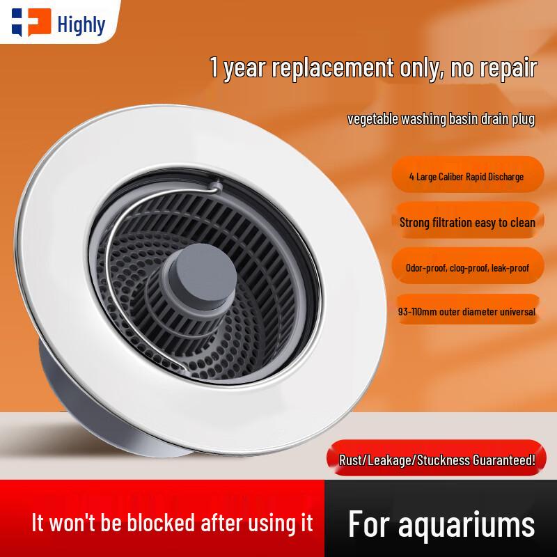 Haili Kitchen Sink Drain Stopper & Filter