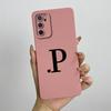 Phone Case For OPPO A54s Case oppo A16 A16S CPH2269 CPH2271 Cute Letters Square Liquid Silicone Soft Shockproof Back Cover Funda
