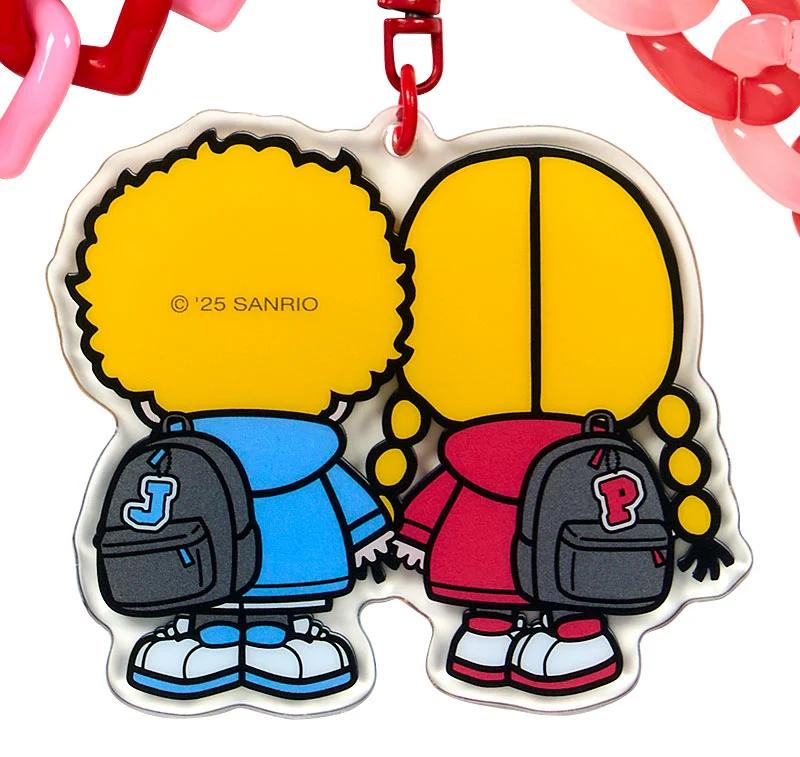 Sanrio Patty & Jimmy Keychain (Lookbook for Two) Japan NEW