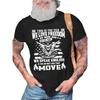 T-shirt da uomo stampate 3D Estate Larghe Casual alla moda Girocollo Manica Corta T-shirt Top