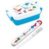 Skater Kids' Lunch Box, Single Tier, 450ml, Dome-Shaped, Disney Mickey Mouse & Friends Dinosaur Design, Antibacterial, Made In Japan (RBF3ANAG-A)