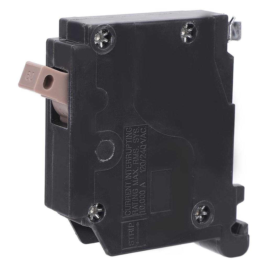 34 Inch Plug On Molded Case Circuit Breaker with Thermal Magnetic Guard 1 Pole 60A Circuit Breaker