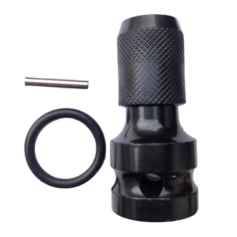 Telescopic Spring Sleeve Electric Wrench Air Joint Hex Socket Bit Adapter 1/2 to 1/4