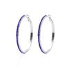 Customized fashionable round exaggerated diamond-set large earrings, earrings, light luxury high-end studs, European and American earrings.