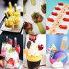 50-100pieces of 4mm mini squeeze dessert pipette, disposable plastic dropper for cupcake and desserts