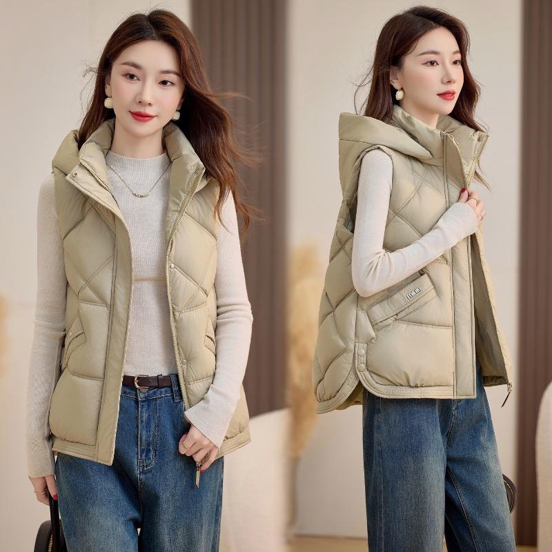 

Свободная куртка-пуховик короткий хлопковый жилет женский зимний новый пуховый хлопковый жилет женский терможилет куртка XXL