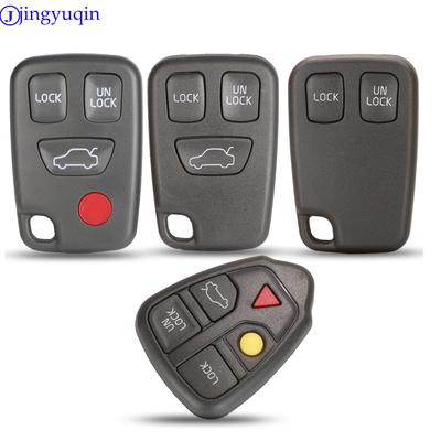 Jingyuqin 2/3/4 B Telecomandă FOB Carcasă Cheie Auto cu Lamă Netăiată Înlocuire Carcasă Cheie Auto Acoperire Cheie Auto Pentru VOLVO S70 V70 C70 S40 V40 98-05