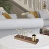 Premium Solid Multifunction Tissue and Napkin Holder Rack with Brass Toothpick Box Vertical Creative Design for Dining Table