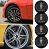 For Lincoln Navigator MKZ MKX MKC MKT Continental Nautilus 4Pcs 56mm Car Wheel Stickers Center Hub Cap Car Emblem Badge Decal