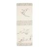 Yamamoto Jin Shoten Fluffy Tenugui Towel - Juunin Usairo - Playful Rabbit Design - Double Gauze - 100% Cotton - Gray - Approx. 32x89cm