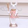 Handcrafted Easter Rabbit Scepter Display Ornament Perfect For Holiday Enthusiasts And Indoor Decoration Lovers