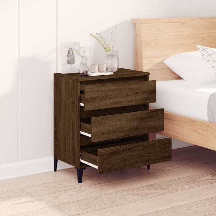 823055 vidaXL Buffet Brown Oak 60x35x70 Cm Engineered Wood