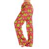 Adult Fashion Loose Christmas Printed Casual Pants Home Pajama Pants (No Drawstring)