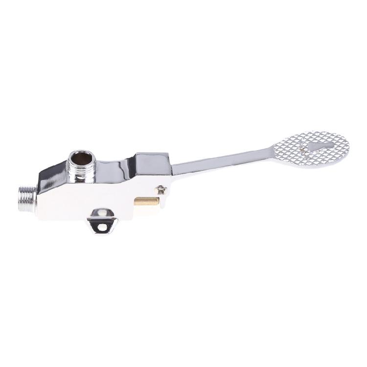 Kitchen Sink Water Faucet High Arc Basin Faucet Foot Pedal Control Water Tap