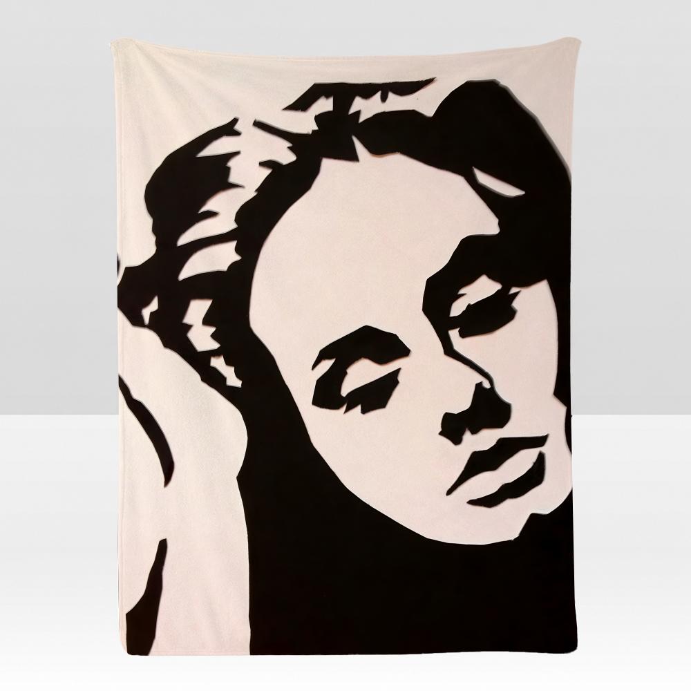 music AAdele Singer Throw Soft Flannel Blanket for Bed Bedroom Sofa Picnic Throw Skinfriendly Breathable Gift Cover