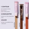 Flüssiges Rouge und Highlighter-Make-up mit mattem Finish - Lang anhaltende Formel