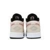 Jordan Air Jordan 1 Height Increasing Low Top Vintage Basketball Shoes Women's Cream Pink 553560-153(Team97-)