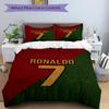 3Pcs Ronaldo'S Iconic Number Bedding Set Quilt Cover Pillowcase Home Christmas Xmas Halloween Gift 1 Duvet Cover 2 Pillowcase M929410