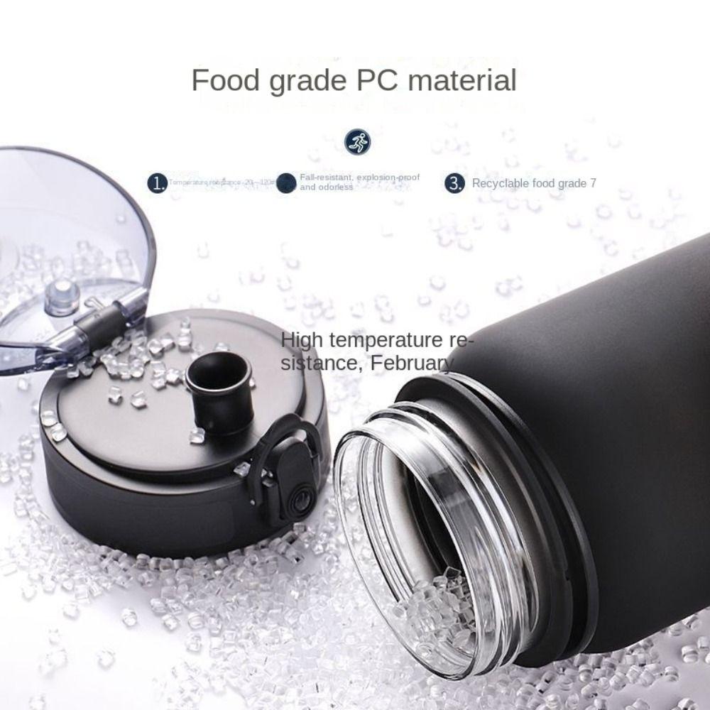 PC 1 Liter Sports Water Bottle Large Capacity Large Capacity Sports Kettle  School