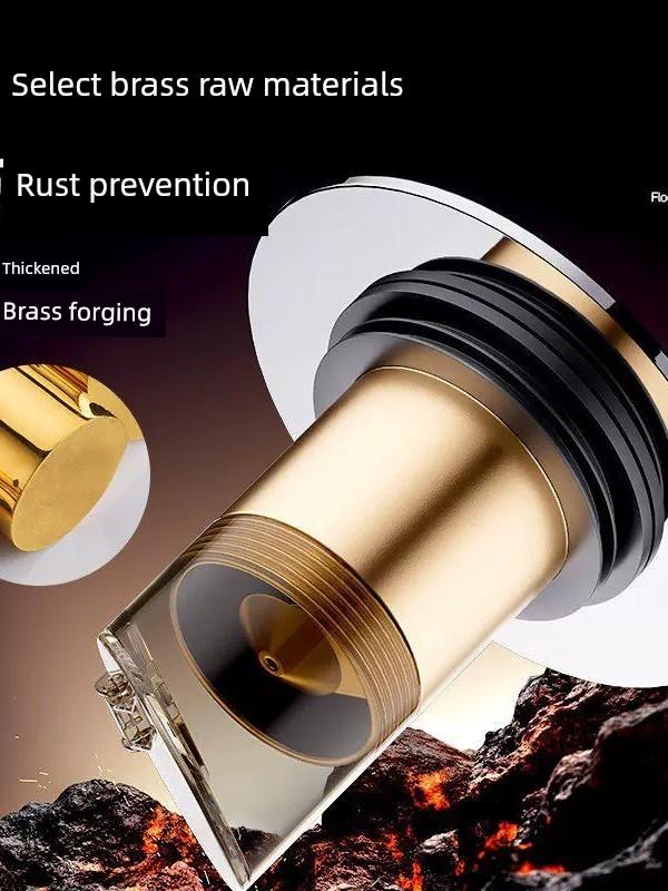 Self-Draining Suspended Floor Drain Core for Bathroom, Anti-Odor Floor Drain, Anti-Backflow Drain Cover, Household Anti-Insect Drain Cover