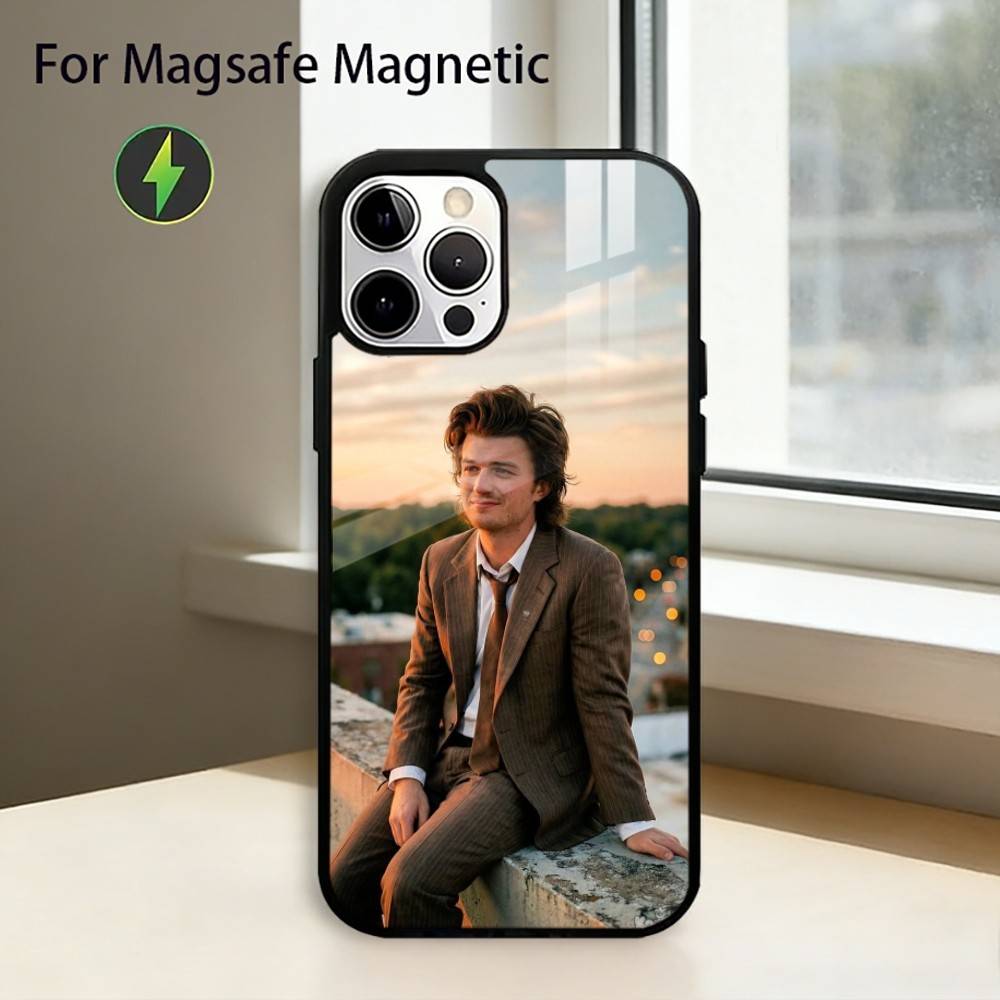 

Steve H-Harrington Phone Case For iPhone17,16,15,14,13,12,11 Plus,Pro Magnetic with Magsafe Wireless Charging iPhone17