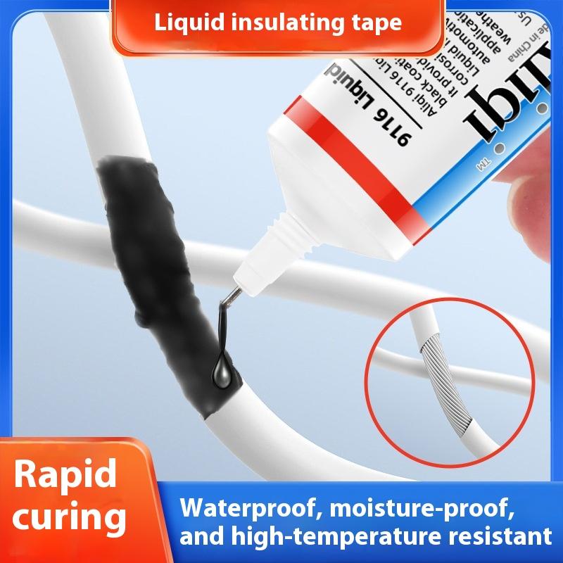 1Pcs Insulation Adhesives Sealer Home Fix Line Glue Waterproof Liquid Electrical Tape Rubber Insulating Cable Wire Coat Glue